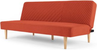 An Image of Ryson Click Clack Sofa Bed, Retro Orange