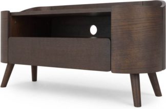 An Image of Ada Compact TV Stand, Dark stain Oak