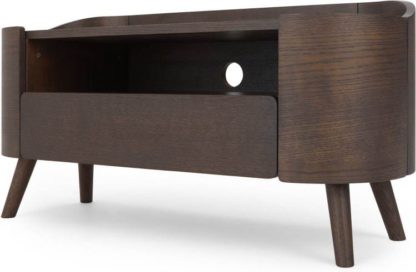 An Image of Ada Compact TV Stand, Dark stain Oak