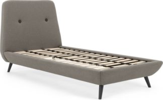 An Image of Edwin Single Bed, Pavilion Marl Grey