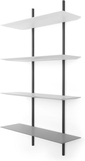 An Image of Reyner Shelving Unit, Tonal Grey