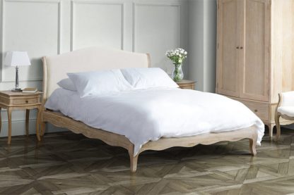 An Image of Les Milles Bed - Oatmeal Linen