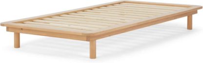 An Image of MADE Essentials Kano Single Bed, Natural Pine