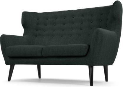 An Image of Kubrick 2 Seater Sofa, Anthracite Grey