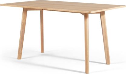 An Image of MADE Essentials Benn Console to Dining Table, Oak