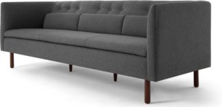An Image of Henderson 3 Seater Sofa, Marl Grey