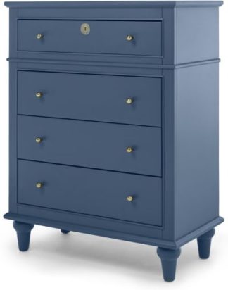 An Image of Fia Multi Chest of Drawers, Painted Royal Blue