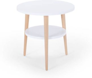 An Image of Marcos Side Table, Natural and White