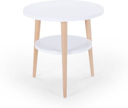 An Image of Marcos Side Table, Natural and White