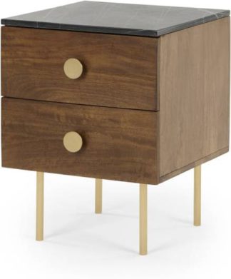 An Image of Marion Bedside Table, Marble