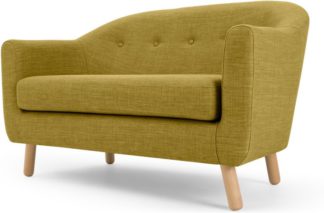 An Image of Lottie 2 Seater Sofa, Olive Green