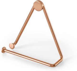 An Image of Bran Toilet Roll Holder, Copper