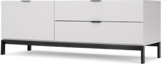 An Image of Marcell Compact Media Unit, Light Grey