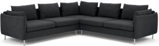 An Image of Vento 5 Seater Corner Sofa, Sterling Grey