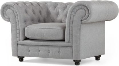An Image of Branagh Armchair, Pearl Grey