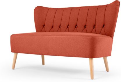 9002042e4d6240cfb7b64221c5c871d662b3d0a9d3b6ccc7ead9fb3bc0c90bb6.jpg An Image of Charley 2 Seater Sofa, Retro Orange