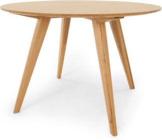 An Image of Aveiro Round Dining Table, Oak