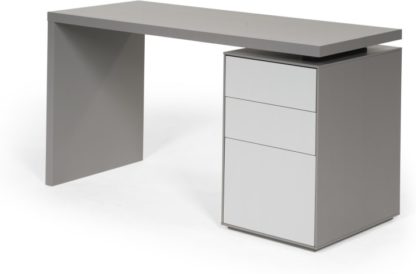 An Image of Stretto Desk, Tonal Grey