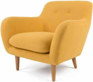 An Image of Dylan Armchair, Yolk Yellow