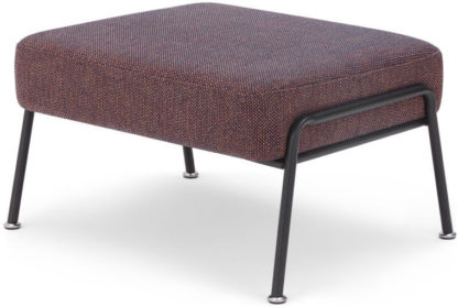 An Image of Knox Footstool, Blue Rosa Weave