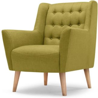 An Image of Quentin Armchair, Lemongrass Green