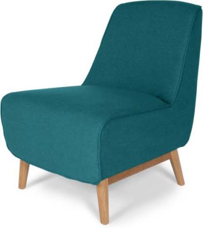 An Image of Leo Accent Chair, Mineral Blue