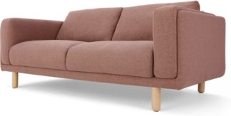 An Image of Karson 2 Seater Sofa, Mina Dusk Pink