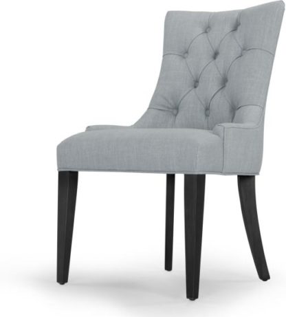 An Image of Flynn Scoop Back Chair, Persian Grey