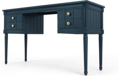 An Image of Bourbon Vintage Desk, Dark Blue