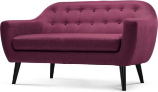 An Image of Ritchie 2 Seater Sofa, Plum Purple