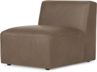 An Image of Juno Modular Single seat, Columbus Brown Leather