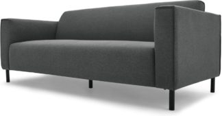 An Image of MADE Essentials Herron 3 Seater Sofa, Marl Grey