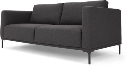 9ebaacb8180ff59c7320f0f8ebf2515dd47f45911a5d5b9090b00122ed9ea3b9.jpg An Image of Milo Large 2 Seater Sofa, Space Grey