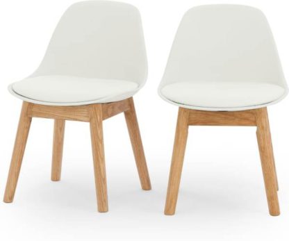 a24c0aa90fe65aa405026766574eefa5f78f21737c22e4986c69db1ccf7c6235.jpg An Image of Mini Thelma Kids Chair Set of 2, Oak and White