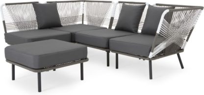 An Image of Copa Garden corner sofa, tonal grey