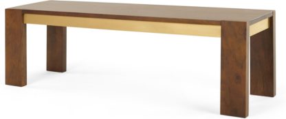 An Image of Anderson Bench , Mango Wood and Brass