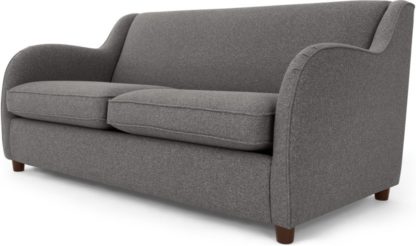An Image of Helena Sofabed, Textured Weave Smoke Grey