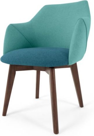 An Image of Lule Office Chair, Mineral Blue and Emerald Green