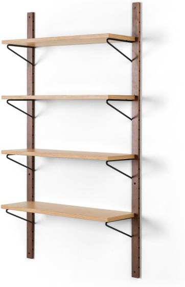 a8b3887c8b01467b856e136df215097d6843d2bbd181b5ba7fb22b3fba9b58cd.jpg An Image of Jory Modular Shelves, Walnut and Oak