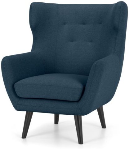 An Image of Hollis Armchair, Orleans Blue