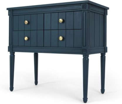 An Image of Bourbon Vintage cabinet, Dark Blue