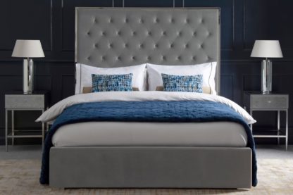 An Image of Lavinia Storage Bed - Platinum Grey