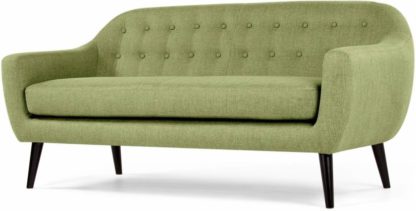 An Image of Ritchie 3 Seater Sofa, Lime Green