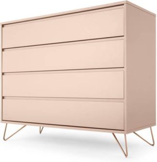 An Image of Elona Chest Of Drawers, Dusk Pink