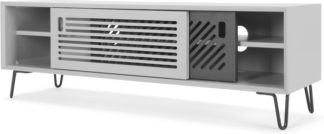An Image of Pointillee Media Unit, Grey and White
