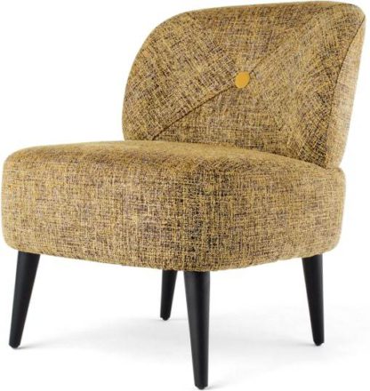 An Image of Jasper Accent Chair, Saffron Boucle