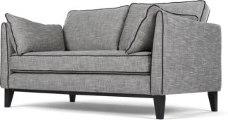 An Image of Content by Terence Conran Keston 2 Seater Sofa, Jet Grey