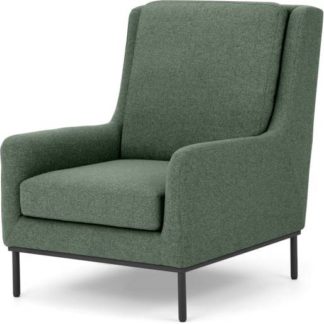 An Image of Adho Highback Wing Chair, Darby Green