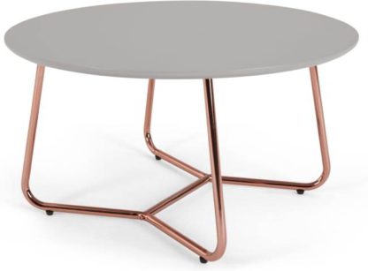 An Image of Nyla Coffee Table, Grey and Copper