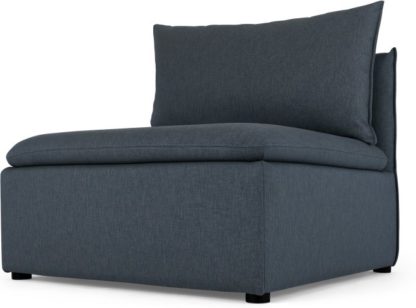 An Image of Victor Modular Sofa Single Seat, Lido Blue
